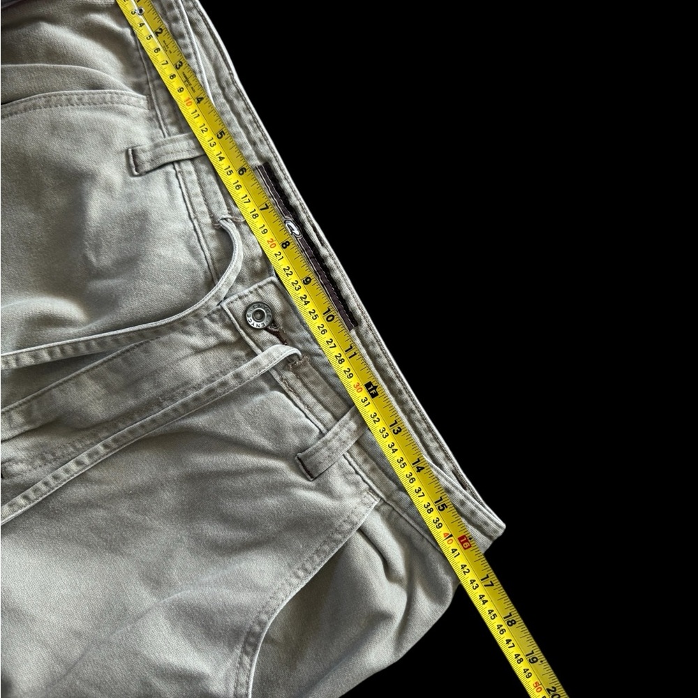 Y2K Enyce Cargo Pants Mens 34 Beige Baggy Workwear Skater Wide Leg EUC - Picture 3 of 7